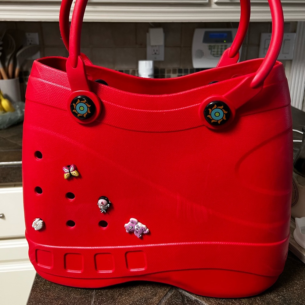 Optari Sol Tote Lightweight Waterproof - Red